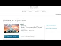 How to Set Up an Appointment to Attend the Temple
