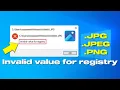 Fix - Invalid Value For Registry Photos App Not Working On Windows 10 11
