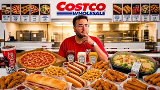 PROBANDO TODA LA CARTA DE COSTCO 