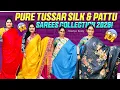 Lagu LUXURY Tussar Silk \u0026 Pure Pattu Sarees Collection 2026! (Prices Revealed)