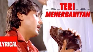 teri meherbaniyan title track lyrical video shabbir kumar jackie shroff poonam dhillon