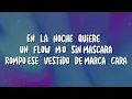 Bad Gyal, Beny JR - Flow 2000 Remix (Letra)