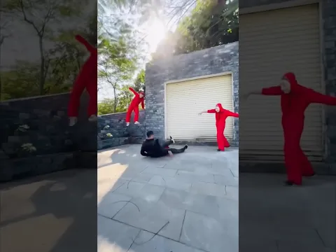 Money Heist vs Police 380 #moneyheist #parkour #police #escape #shorts #goguys #escape #funny