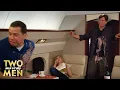 Lindsey Vomits All Over Walden s Plane Two and a Half Men