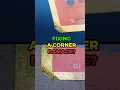 Fixing a pokemon card with corner damage