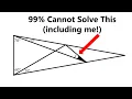 A Classically Hard Geometry Problem