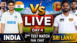 🔴India vs Sri Lanka 2nd Test Day 4 | Live Cricket Match Today | IND vs SL 2nd Test Live Day 4