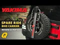 Yakima SpareRide Spare Tire Mounted Bike Rack Install Review for Jeep Wrangler