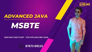 Advanced Java - MSBTE