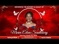 Marva Eileen Scantlebury Saturday March 7th 2026 8 30 a m