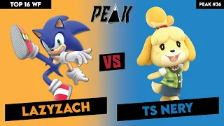 Top 16 WF LazyZach Sonic vs TS Nery Isabelle Peak