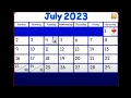Starfall Calendar July 2023 Calendar