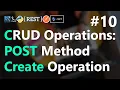 HTTP POST Method CRUD Operations REST API with Python Flask HINDI