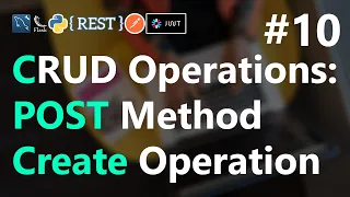 HTTP POST Method CRUD Operations REST API with Python Flask HINDI