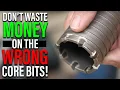 Diamond Core Bits vs Carbide Core Bits - Concrete Drilling