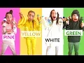 EATING ONLY ONE COLOR FOOD FOR 24 HOURS Challenge w The Norris Nuts