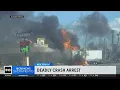 Semi involved in fiery crash caught on in Arizona Manteca man was behind the wheel