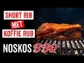 Lagu Short rib met koffie rub van de BBQ!