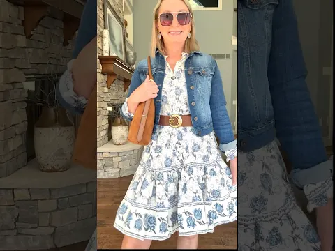 The Cutest Walmart Dress Outfit for Fall #styleafter50