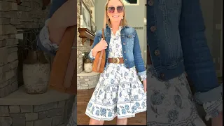 The Cutest Walmart Dress Outfit for Fall #styleafter50
