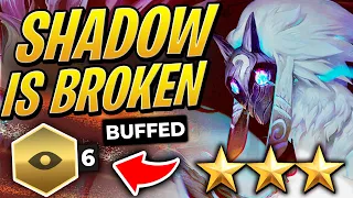 Newly BUFFED 6 SHADOW is BROKEN! ⭐⭐⭐ 3 Star Kindred  | Teamfight Tactics S2 | TFT League of Legends