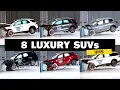 Crash Test Compilation 8 Luxury SUV - Frontal Impact Comparison