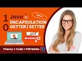Oop in java tutorial encapsulation in java getter setter method in java