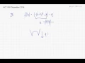 ACT December 2016 Math Question 58 Form 74H