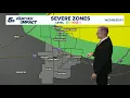 Latest Weather Dangerous heat some storms possible late tomorrow night