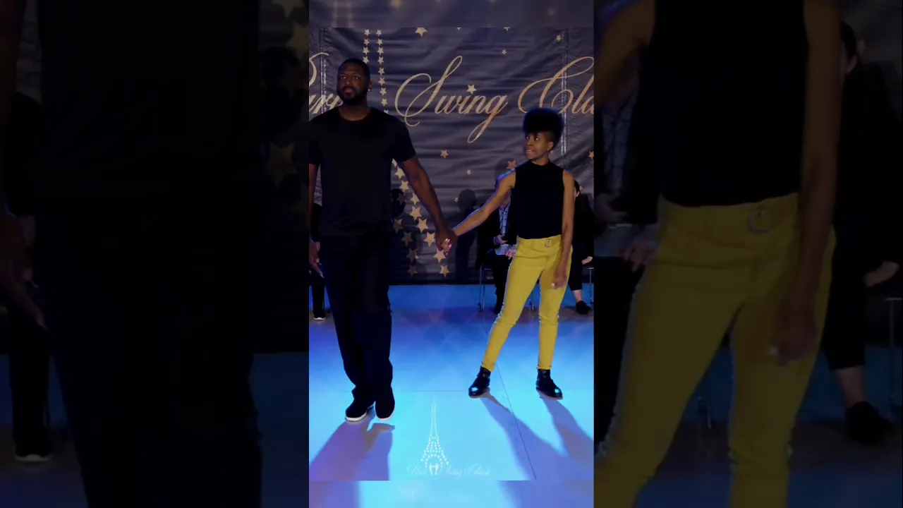 She KNEW this song 🤩 #improv #westcoastswing with Tren Veal