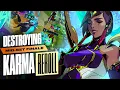 How I Destroyed the Mid-Set Finale with Karma Reroll TFT Rank 1
