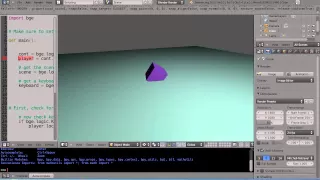 Blender 2 6 Tutorial - Python Game Engine Programming