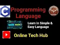 Preprocessor directives in C part-2 ll Macros in C ll BCA ll Online Tech Hub