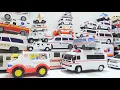 Lagu [Ambulance minicar] Check out the running of 33 ambulances lined up vertically! !