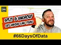 KNIME split and ungroup - Day 24