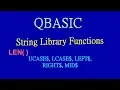 FUNCTION IN QBASIC-LIBRARY FUNCTION
