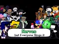 Download Lagu FNF Nerves but everyone sings it - Friday Night Funkin' Cover