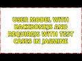 User model with BackboneJS and RequireJS with test cases in Jasmine