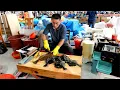Download Lagu 전설이라 불리는 칼잡이! 종이 썰듯 회 썰어내는 스킬 / 전어, 장어, 광어, 도다리 / Fish cutting master | Korean sea food