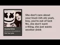 1 hour || Marshmello, Kelsea Ballerini - Another Drink (Lyrics)