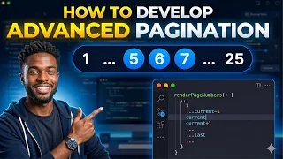 How to Build Advanced Pagination with Ellipses using HTML CSS and JS