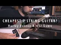 Cheapest 7 String Guitar Harley Benton R-457 Demo