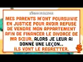 Download Lagu Mes parents m'ont poursuivie car j'ai refusé de vendre mon appart pour payer le divorce de ma sœur.