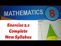 Class 8th Maths Exercise 2 1 Complete Number Sequence Patterns New Syllabus