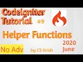 Codeigniter Helper Tutorial in Hindi