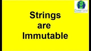 Strings are Immutable C Interview Questions Csharp Interview Questions