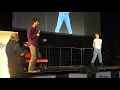 Fan does Napoleon Dynamite Dance in front of Jon Heder Supanova Sydney