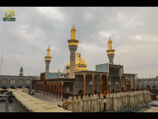⁣#فاصل اذن الله ان ترفع ... فهي بيوت الجود والكرم ... العتبة الكاظمية المقدسة