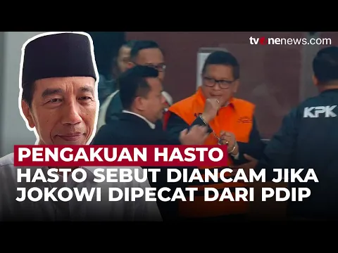 Hasto Seret Nama Jokowi Saat Pembacaan Eksepsi