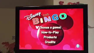Disney DVD Bingo 2008 By Screenlife Games 